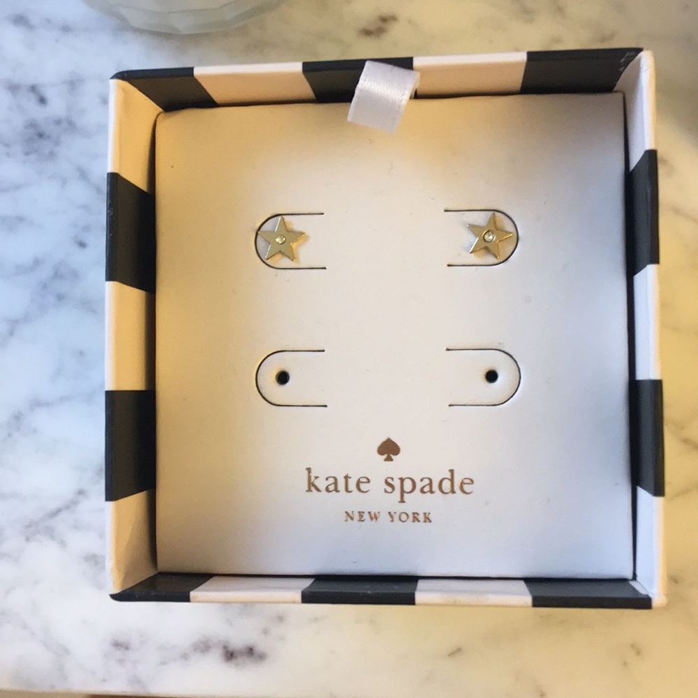 Kate Spade Gold Star Earrings
